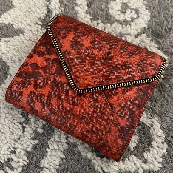 Rebecca Minkoff Handbags - Rebecca Minkoff wallet, red leopard, pre-loved!